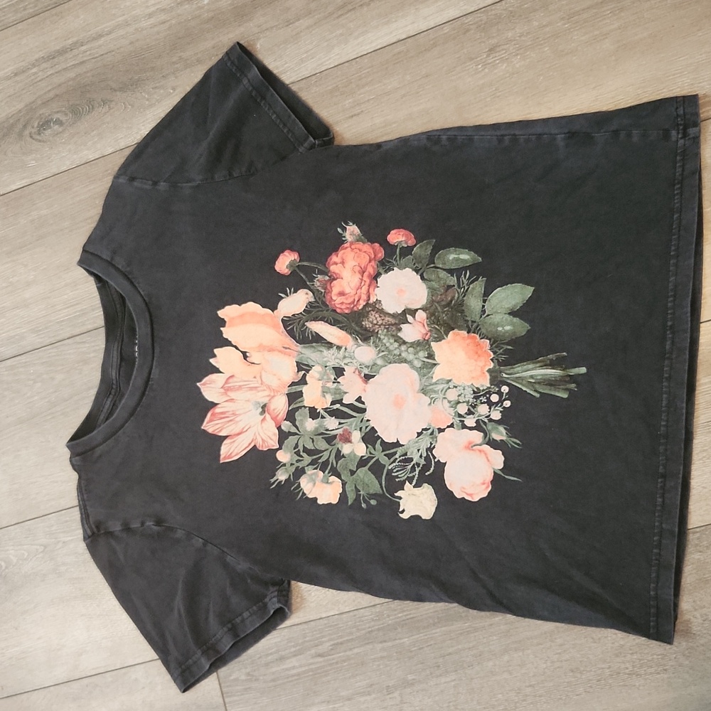 Floral Print Soft Tee